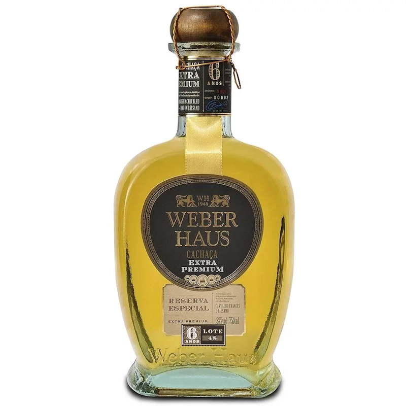 Cachaça Weber Haus Extra Premium 6 anos Lote 48